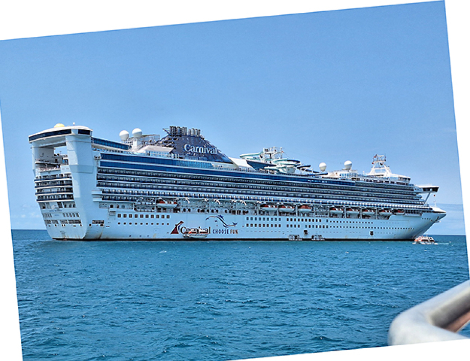 Logan Village bid Bon Voyage on the Carnival Encounter